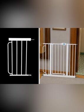 12” Metal Gate Extension Piece For Widening Regalo 30” Tall Gate / Extra Wide